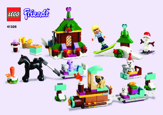 Istruzioni per la Costruzione - LEGO - Friends - 41326 - LEGO® Friends Calendario dell'Avvento: Page 1