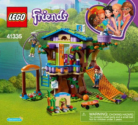 Istruzioni per la Costruzione - LEGO - 41335 - Mia's Tree House: Page 1