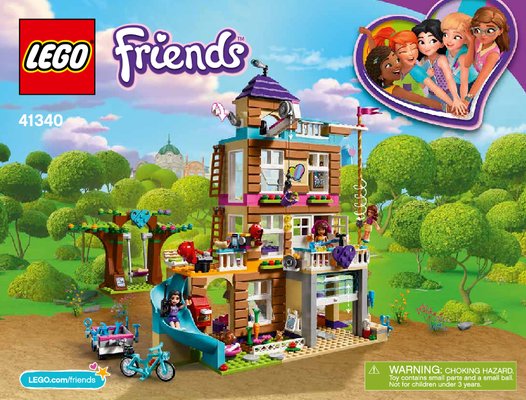 Istruzioni per la Costruzione - LEGO - 41340 - Friendship House: Page 1