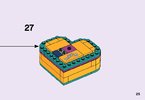 Istruzioni per la Costruzione - LEGO - 41354 - Andrea's Heart Box: Page 25