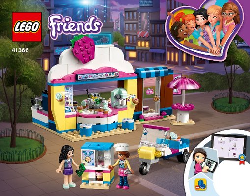 Istruzioni per la Costruzione - LEGO - 41366 - Olivia's Cupcake Café: Page 1