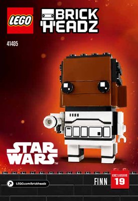 Istruzioni per la Costruzione - LEGO - BrickHeadz - 41485 - Finn: Page 1