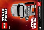 Istruzioni per la Costruzione - LEGO - BrickHeadz - 41486 - Captain Phasma™: Page 1