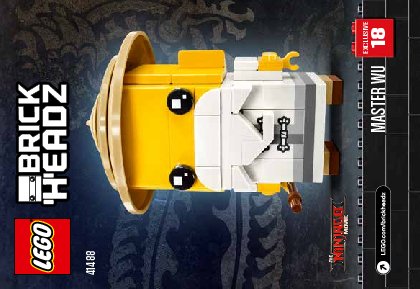 Istruzioni per la Costruzione - LEGO - BrickHeadz - 41488 - Maestro Wu: Page 1