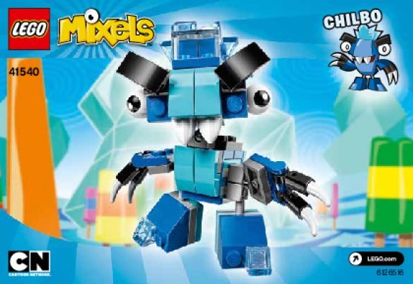 Istruzioni per la Costruzione - LEGO - Mixels - 41540 - Chilbo: Page 1