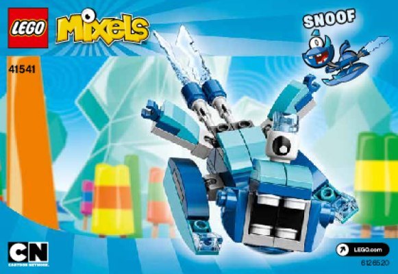 Istruzioni per la Costruzione - LEGO - Mixels - 41541 - Snoof: Page 1