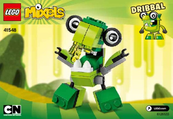 Istruzioni per la Costruzione - LEGO - Mixels - 41548 - Dribbal: Page 1