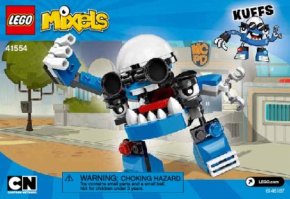 Istruzioni per la Costruzione - LEGO - Mixels - 41554 - Kuffs: Page 1