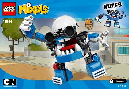 Istruzioni per la Costruzione - LEGO - Mixels - 41554 - Kuffs: Page 1