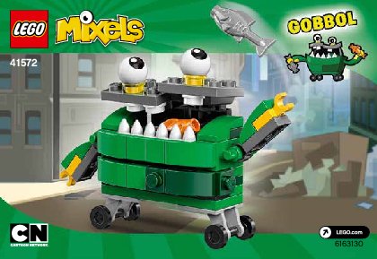 Istruzioni per la Costruzione - LEGO - Mixels - 41572 - Gobbol: Page 1