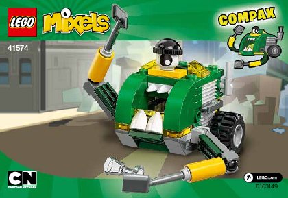 Istruzioni per la Costruzione - LEGO - Mixels - 41574 - Compax: Page 1