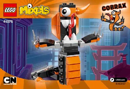 Istruzioni per la Costruzione - LEGO - Mixels - 41575 - Cobrax: Page 1