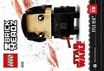 Istruzioni per la Costruzione - LEGO - 41603 - Kylo Ren™: Page 1