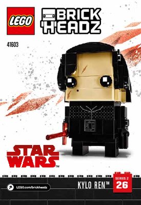 Istruzioni per la Costruzione - LEGO - 41603 - Kylo Ren™: Page 1