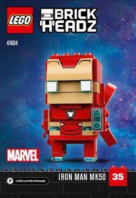 Istruzioni per la Costruzione - LEGO - 41604 - Iron Man MK50: Page 1