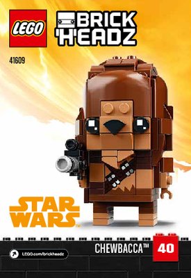 Istruzioni per la Costruzione - LEGO - 41609 - Chewbacca™: Page 1