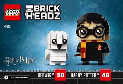 Istruzioni per la Costruzione - LEGO - 41615 - Harry Potter™ & Hedwig™: Page 1