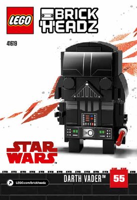 Istruzioni per la Costruzione - LEGO - 41619 - Darth Vader™: Page 1