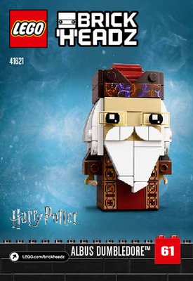 Istruzioni per la Costruzione - LEGO - 41621 - Ron Weasley™ & Albus Dumbledore™: Page 1