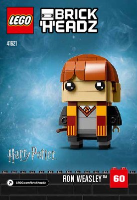 Istruzioni per la Costruzione - LEGO - 41621 - Ron Weasley™ & Albus Dumbledore™: Page 1