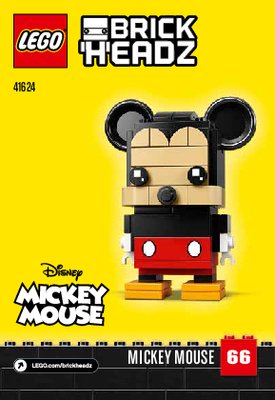 Istruzioni per la Costruzione - LEGO - 41624 - Mickey Mouse: Page 1