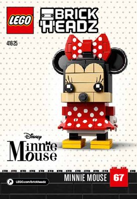 Istruzioni per la Costruzione - LEGO - 41625 - Minnie Mouse: Page 1