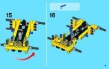 Istruzioni per la Costruzione - LEGO - Technic - 42004 - Mini scavatrice: Page 15