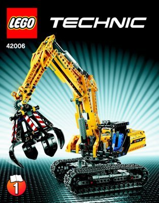 Istruzioni per la Costruzione - LEGO - Technic - 42006 - Escavatore gigante: Page 1