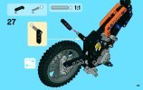 Istruzioni per la Costruzione - LEGO - Technic - 42007 - Moto da cross: Page 33