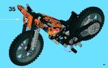 Istruzioni per la Costruzione - LEGO - Technic - 42007 - Moto da cross: Page 57