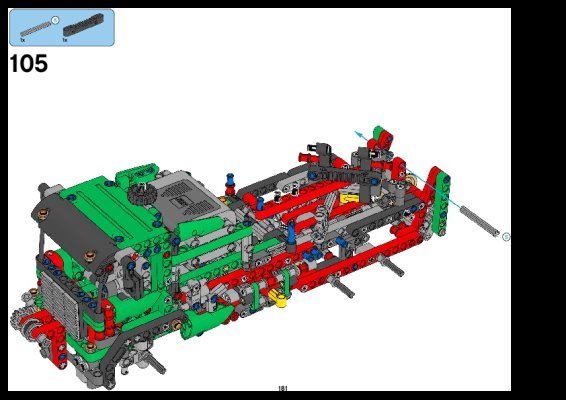 Istruzioni per la Costruzione - LEGO - Technic - 42008 - Camion di servizio: Page 1