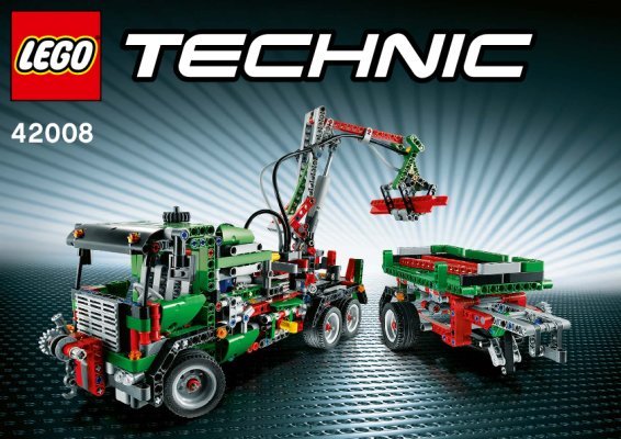 Istruzioni per la Costruzione - LEGO - Technic - 42008 - Camion di servizio: Page 1