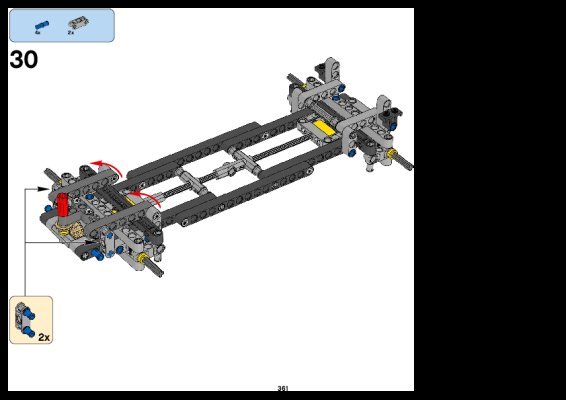 Istruzioni per la Costruzione - LEGO - Technic - 42009 - Gru mobile MK II: Page 1