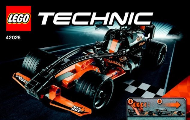 Istruzioni per la Costruzione - LEGO - Technic - 42026 - Black Champion: Page 1