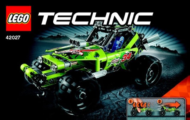 Istruzioni per la Costruzione - LEGO - Technic - 42027 - Bolide del deserto: Page 1