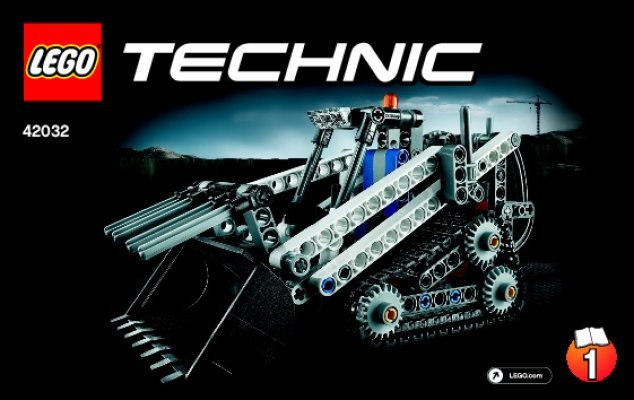 Istruzioni per la Costruzione - LEGO - Technic - 42032 - Ruspa cingolata: Page 1