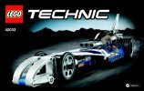 Istruzioni per la Costruzione - LEGO - Technic - 42033 - Bolide supersonico: Page 1