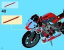 Istruzioni per la Costruzione - LEGO - Technic - 42036 - Super Moto: Page 72