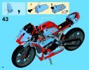 Istruzioni per la Costruzione - LEGO - Technic - 42036 - Super Moto: Page 76