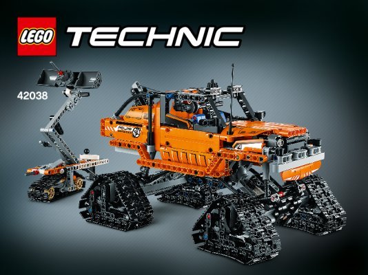 Istruzioni per la Costruzione - LEGO - Technic - 42038 - Cingolato artico: Page 1