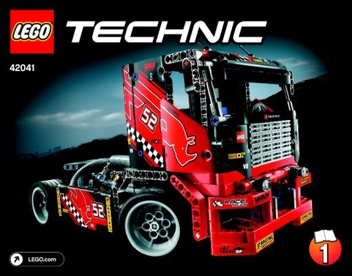 Istruzioni per la Costruzione - LEGO - Technic - 42041 - Camion da gara: Page 1