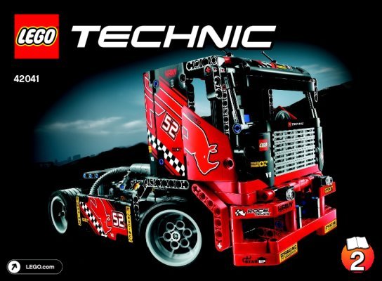 Istruzioni per la Costruzione - LEGO - Technic - 42041 - Camion da gara: Page 1