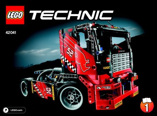 Istruzioni per la Costruzione - LEGO - Technic - 42041 - Camion da gara: Page 1