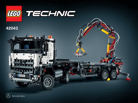 Istruzioni per la Costruzione - LEGO - Technic - 42043 - Mercedes-Benz Arocs 3245: Page 1