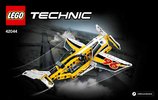 Istruzioni per la Costruzione - LEGO - Technic - 42044 - Jet acrobatico: Page 1