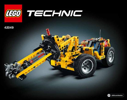 Istruzioni per la Costruzione - LEGO - Technic - 42049 - Carica-mine: Page 1