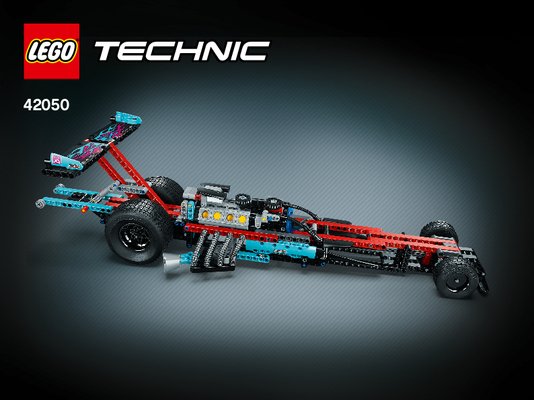 Istruzioni per la Costruzione - LEGO - Technic - 42050 - Super-dragster: Page 1