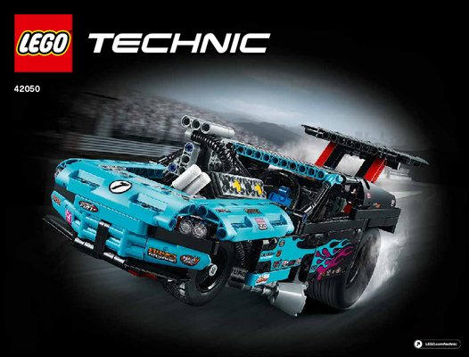 Istruzioni per la Costruzione - LEGO - Technic - 42050 - Super-dragster: Page 1