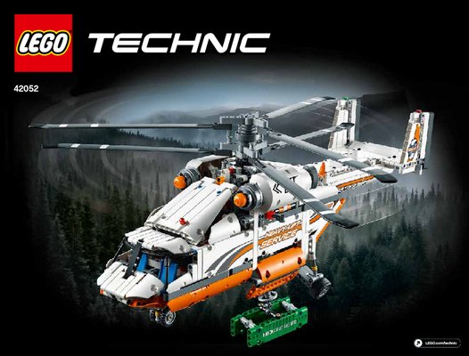 Istruzioni per la Costruzione - LEGO - Technic - 42052 - Elicottero da carico: Page 1