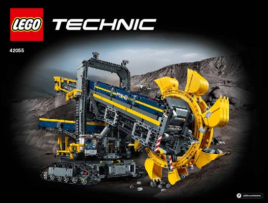 Istruzioni per la Costruzione - LEGO - Technic - 42055 - Escavatore da miniera: Page 1